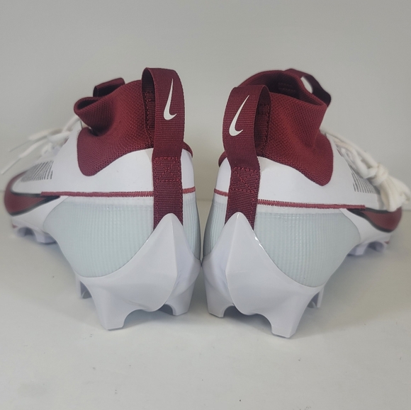 NIKE VAPOR EDGE PRO 360 2 FOOTBALL CLEATS SIZE 13 WHITE CRIMSON RED FJ1581-160